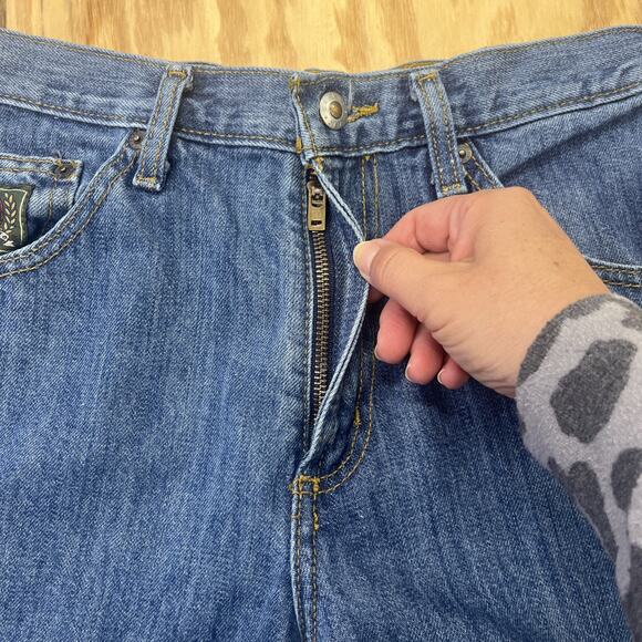 Cinch Jeans Mens 30x36 Blue Denim Straight Leg Cowboy Western Rodeo Pants - Picture 10 of 15